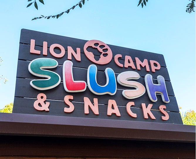 Lion Camp Slush & Snacks