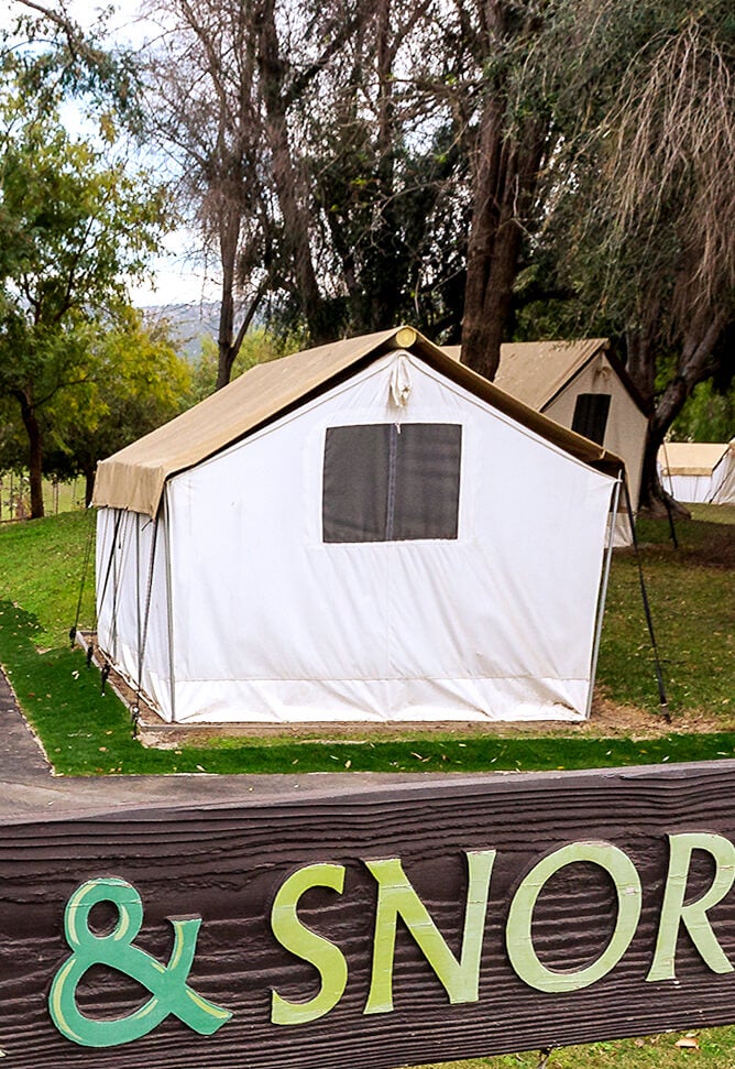 photo of classic tent